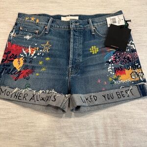 Mother jeans shorts